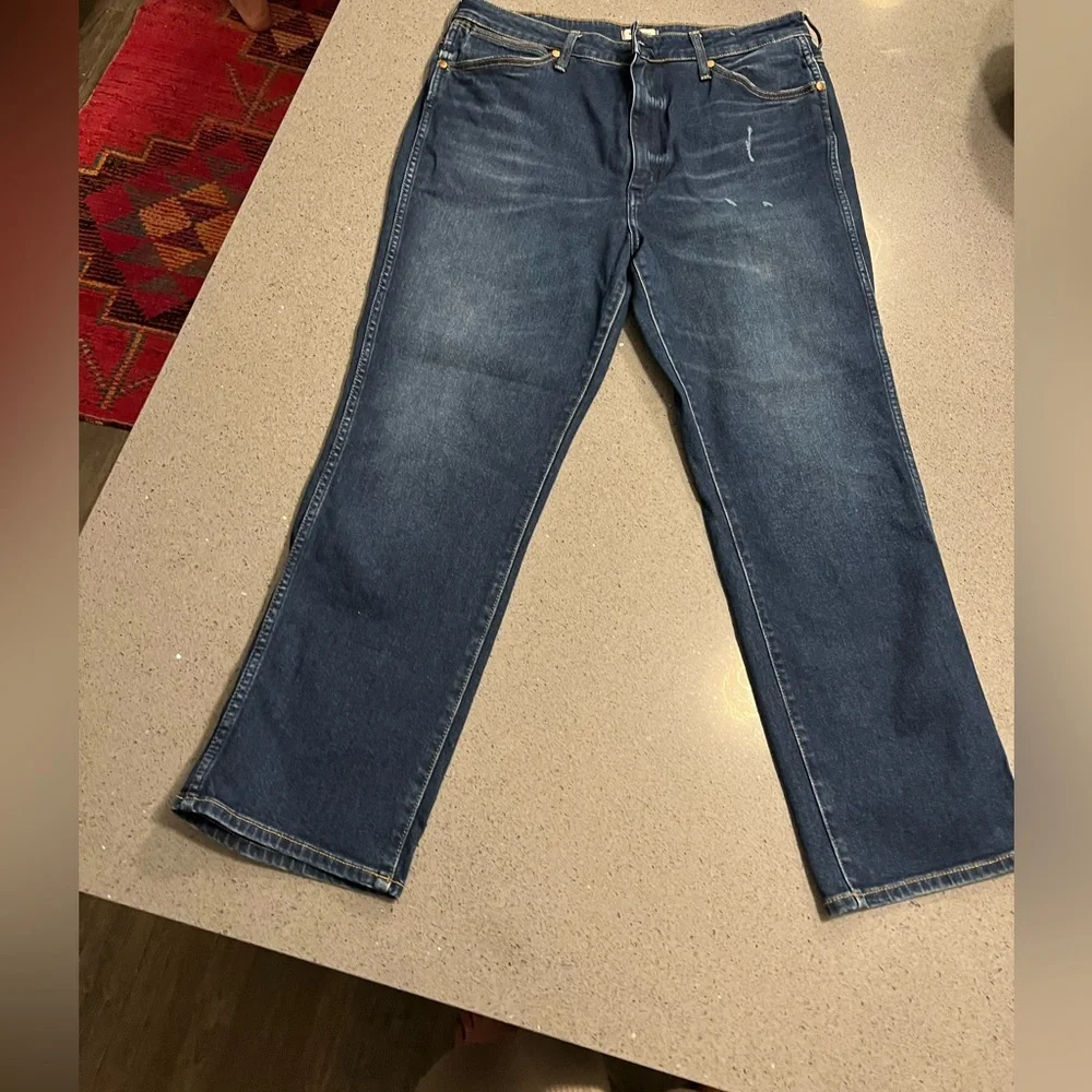 Wranglers High Waisted Wild West Ankle Jeans - Picture 6 of 9
